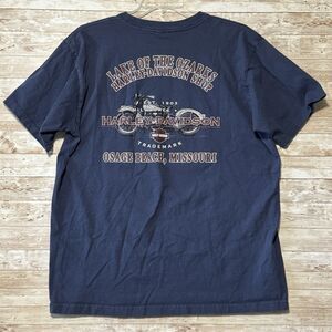 Harley Davidson Lake of the Ozarks Vintage T-Shirt Mens XL 2006 Osage Beach, MO